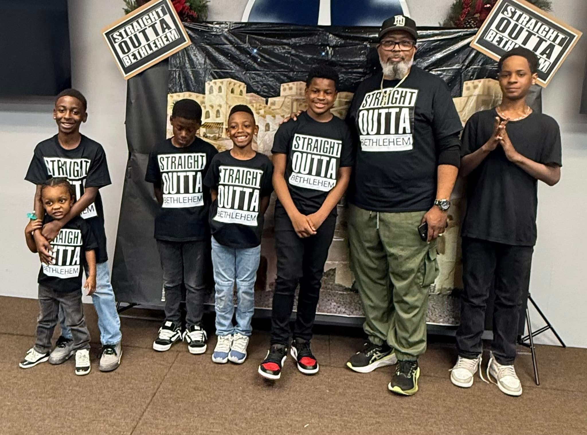 Mentoring session with young men